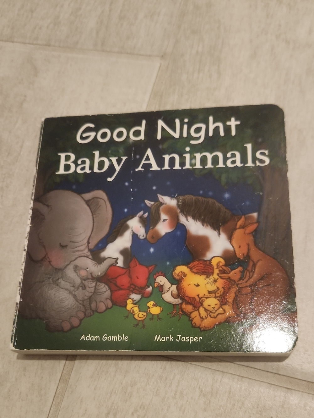 🌴Good Night Baby Animals Board Book - Navy, Green, Brown